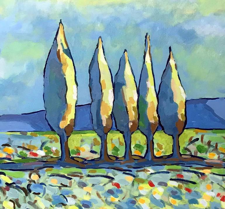Original Contemporary Landscape Painting by jacques sterenberg