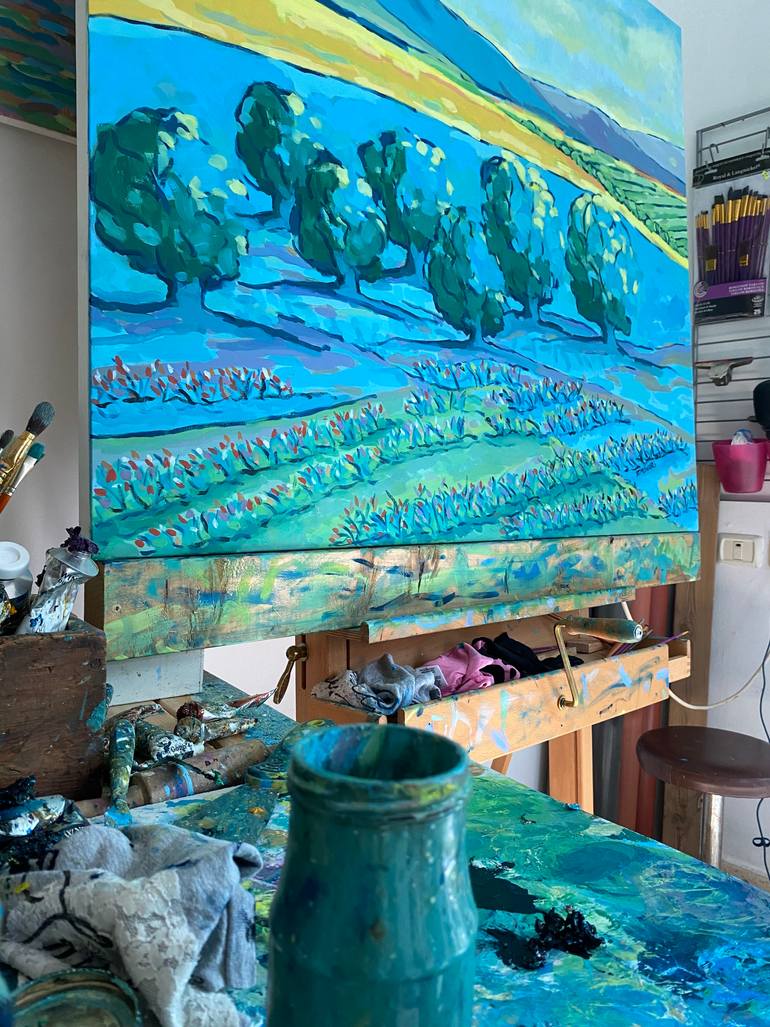 Original Contemporary Landscape Painting by Jacques Sterenberg