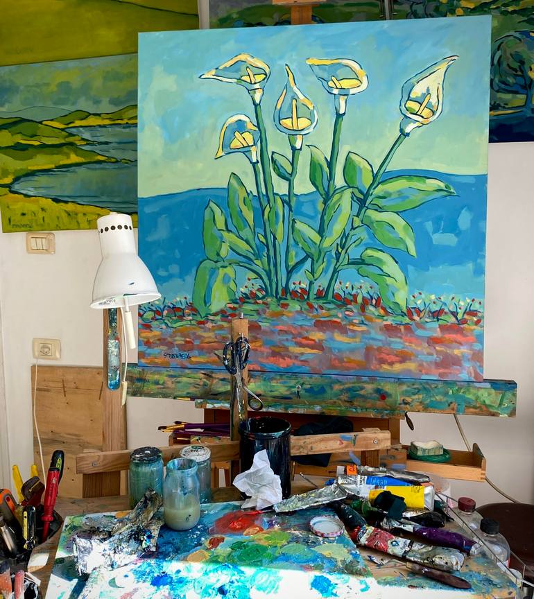 Original Contemporary Landscape Painting by Jacques Sterenberg