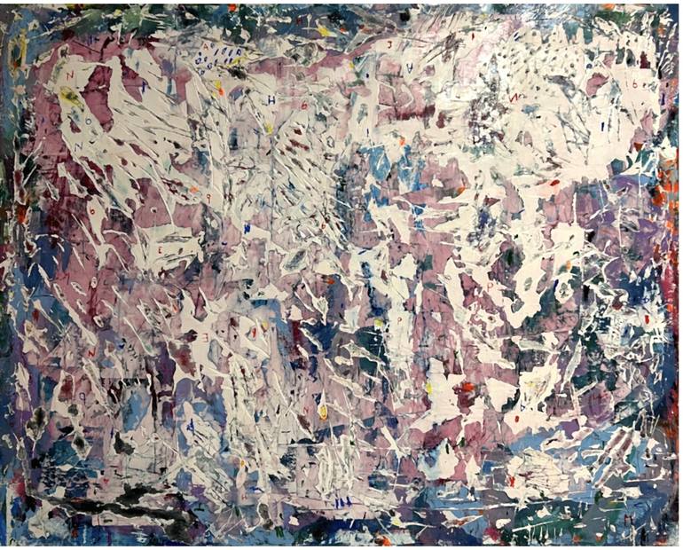 Original Abstract Painting by Francesco Moscolo Andreotti