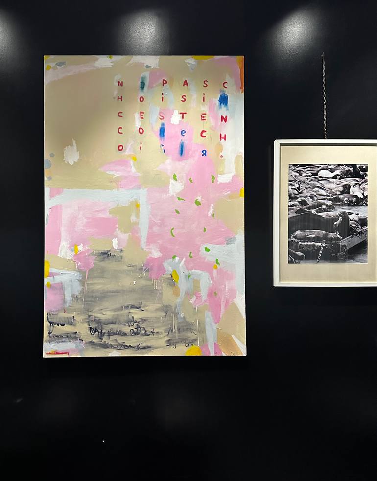 Original Abstract Painting by Francesco Moscolo Andreotti