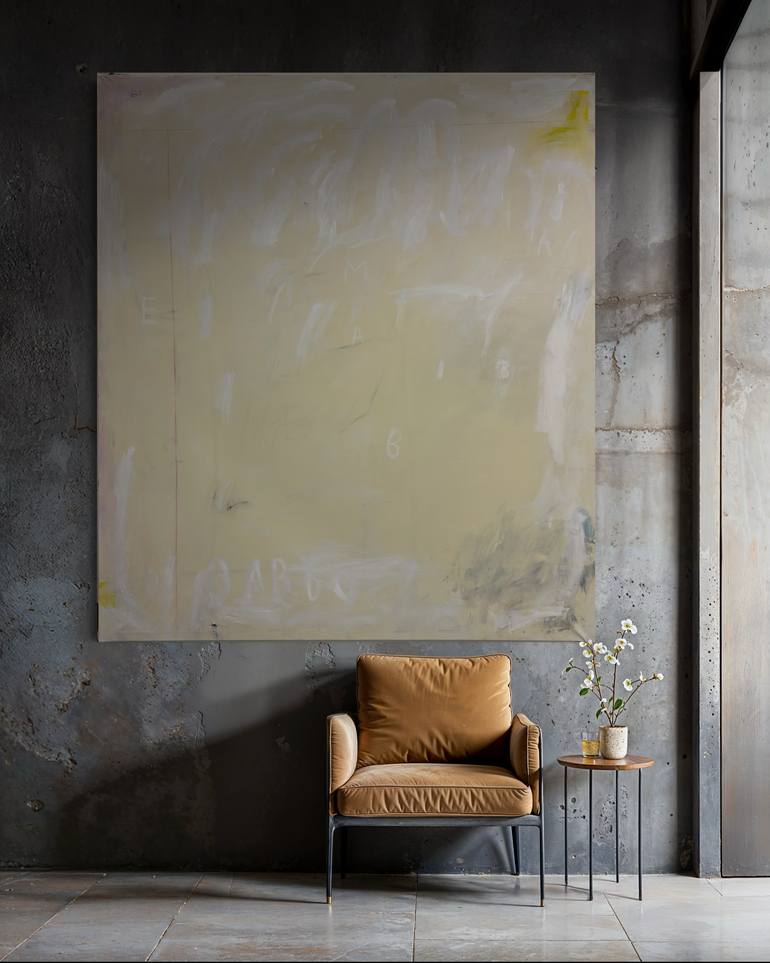 Original Abstract Expressionism Abstract Painting by Francesco Moscolo Andreotti
