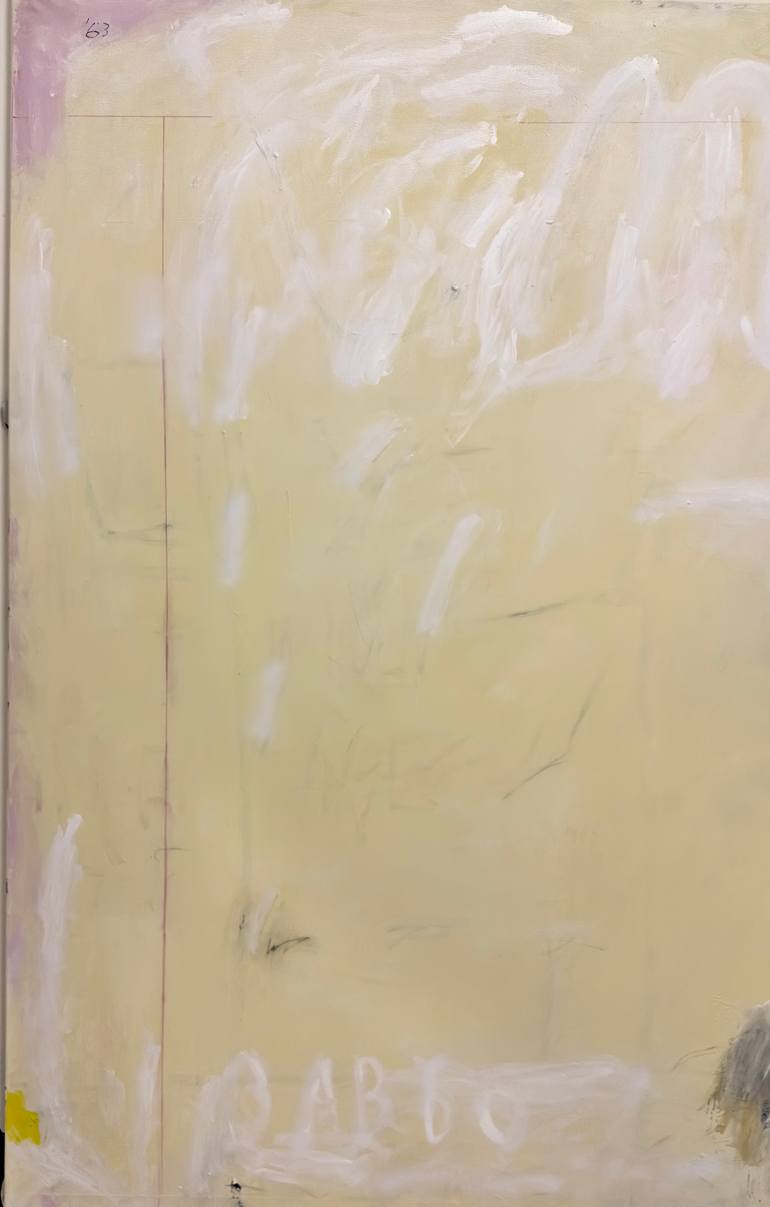 Original Abstract Expressionism Abstract Painting by Francesco Moscolo Andreotti
