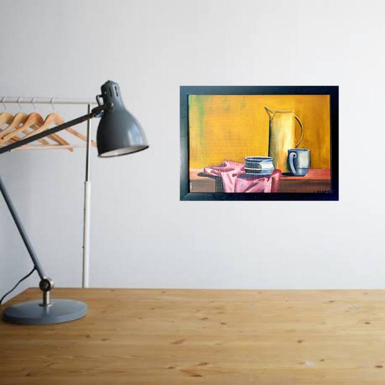 Original Realism Still Life Painting by Mag Paintings