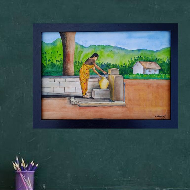 Original Realism Landscape Painting by Mag Paintings