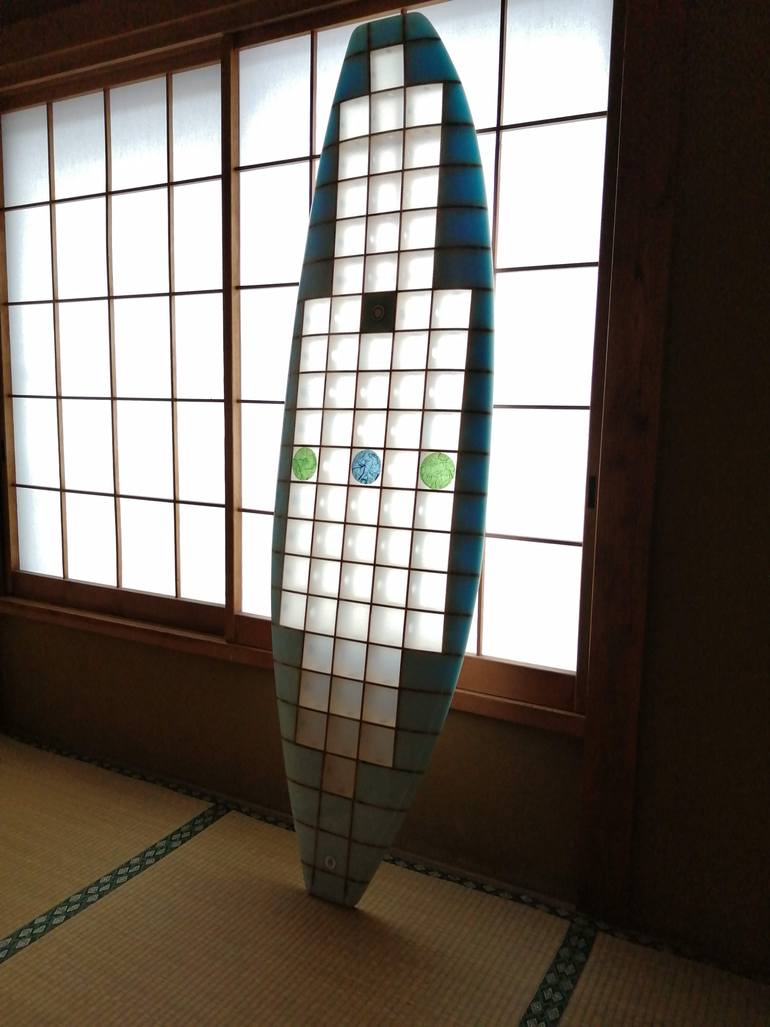 Original Abstract Beach Collage by Naohiko Shindoh