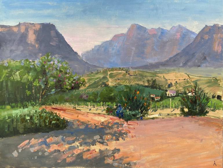 South African Vinery Painting by Rustam Ismailov | Saatchi Art