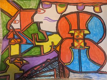 Original Expressionism Classical Mythology Drawings by Chad Corbett