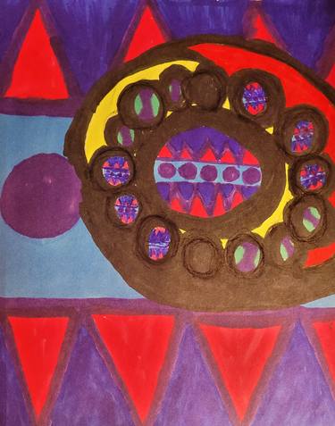 Original Abstract Drawing by Chad Corbett