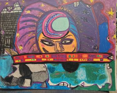 Original Abstract Outer Space Drawings by Chad Corbett