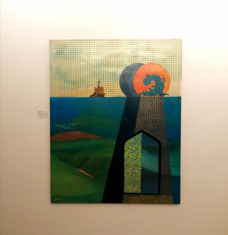 Original Conceptual Health & Beauty Painting by Joveria Malik