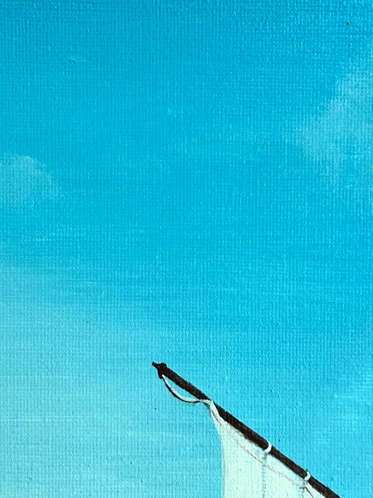 Original Conceptual Seascape Painting by Joveria Malik