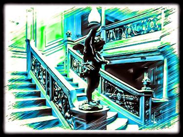The Titanic Surreal Grand Staircase - Digitally Painted By AJ Valliant thumb