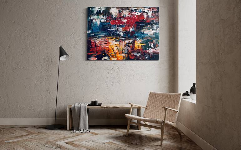 Original Abstract Painting by Ade Aji