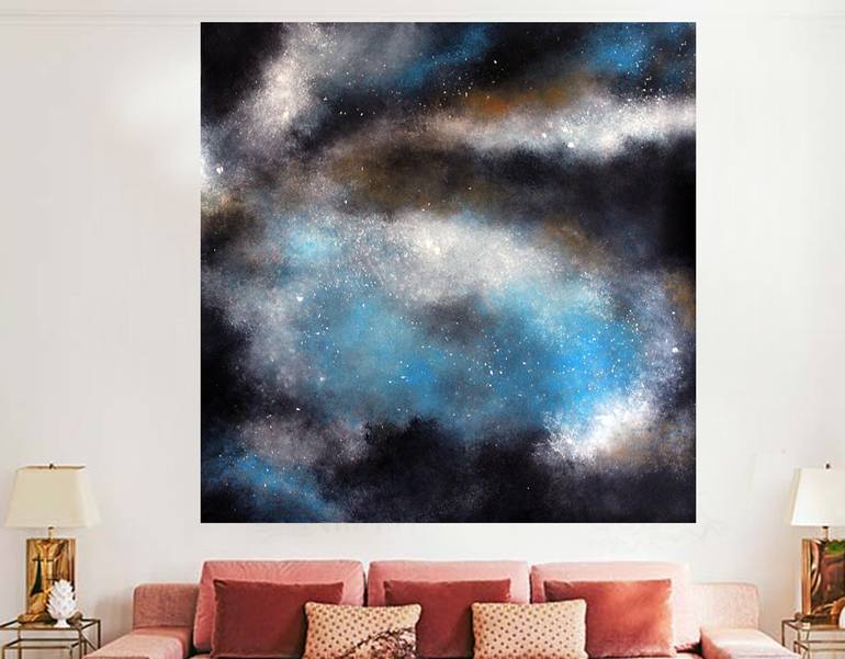 Original Color Field Painting Abstract Painting by Lara Rubí