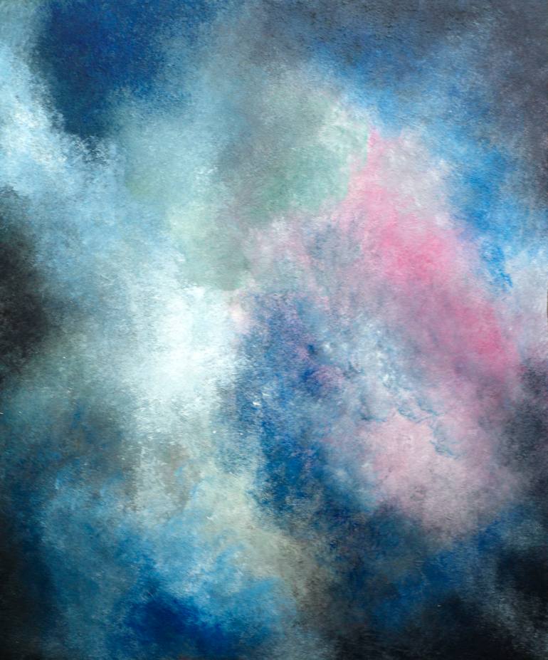 Original Abstract Expressionism Abstract Painting by Lara Rubi