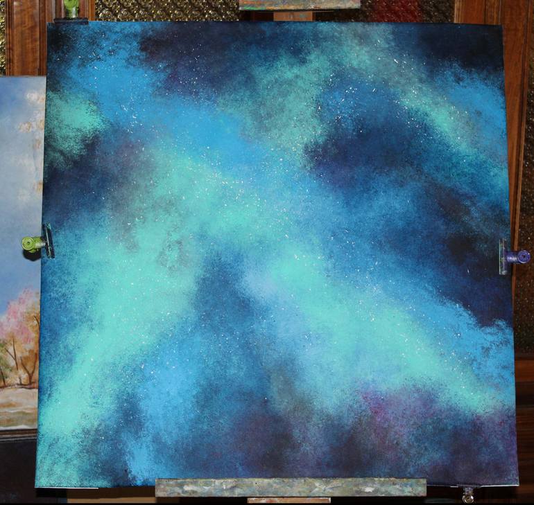 Original Abstract Expressionism Abstract Painting by Lara Rubi