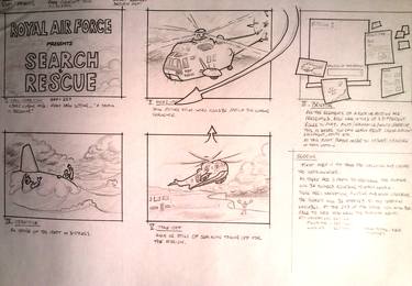 Game Design Story Boards (RAF Careers) 02a thumb