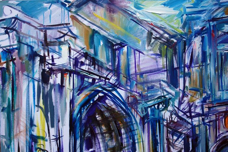 Original Fine Art Architecture Painting by Natasha Chilingirova