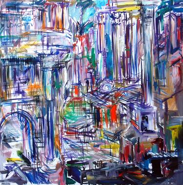 Original Expressionism Architecture Paintings by Natasha Chilingirova