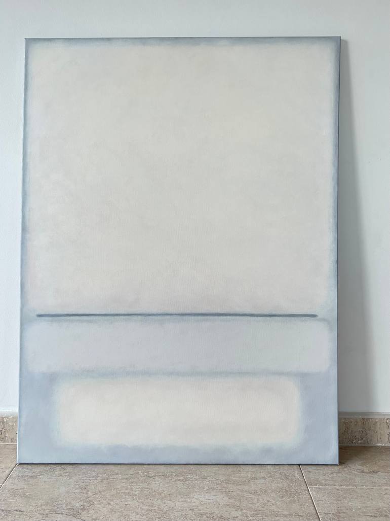 Original Minimalism Abstract Painting by Victoria Mulina