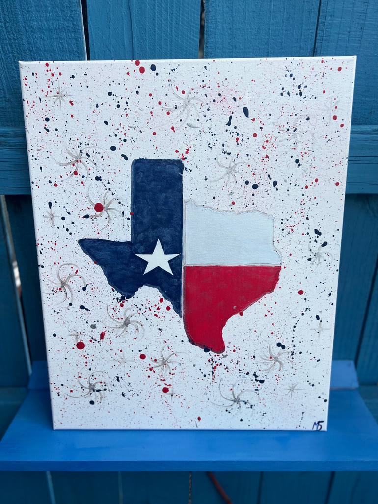 Original Pop Art Outer Space Painting by Maryna Bailina