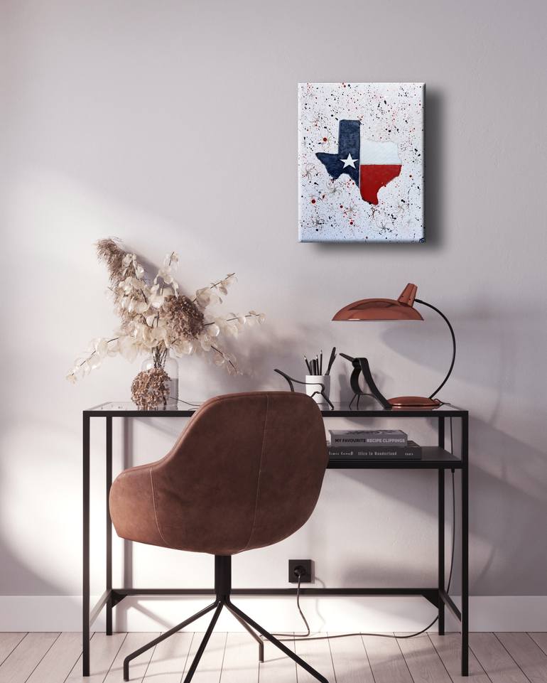 Original Pop Art Outer Space Painting by Maryna Bailina