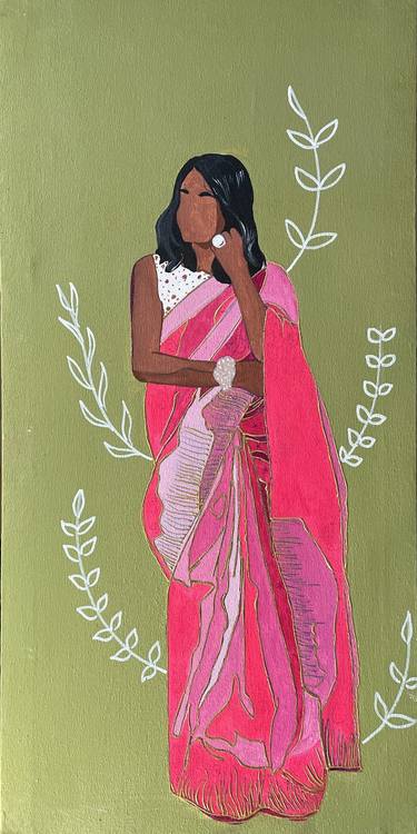 Original Abstract Women Paintings by Shanzah Aslam