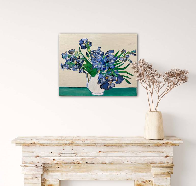 Original Expressionism Floral Painting by Damira Kengeszhankyzy
