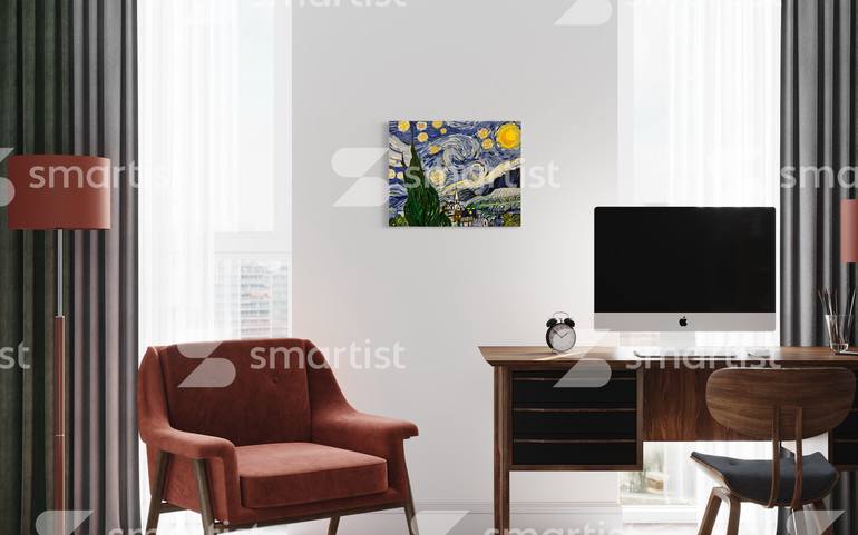Original Abstract Expressionism Nature Painting by Damira Kengeszhankyzy
