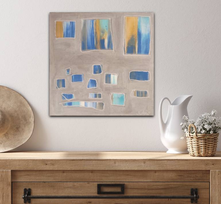 Original Abstract Expressionism Abstract Painting by Natalia  Ayu