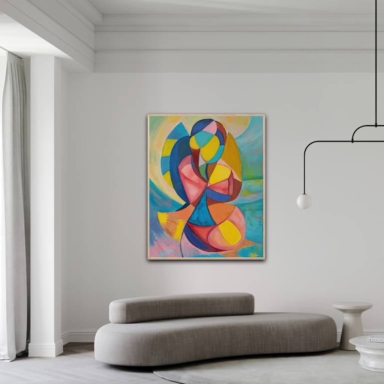 Original Fauvism Fantasy Painting by Natalia  Ayu