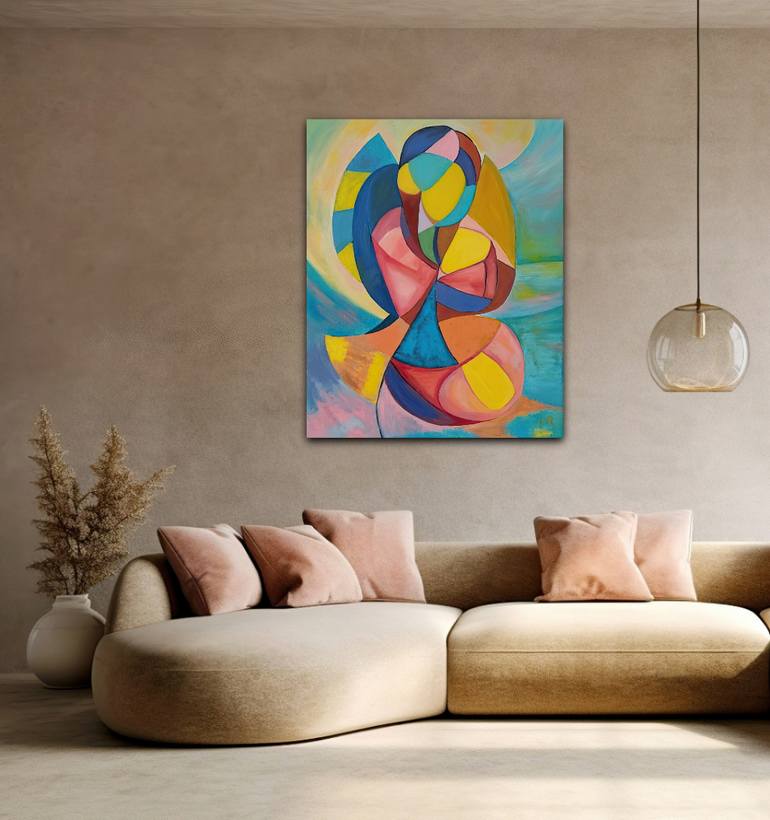 Original Fauvism Fantasy Painting by Natalia  Ayu