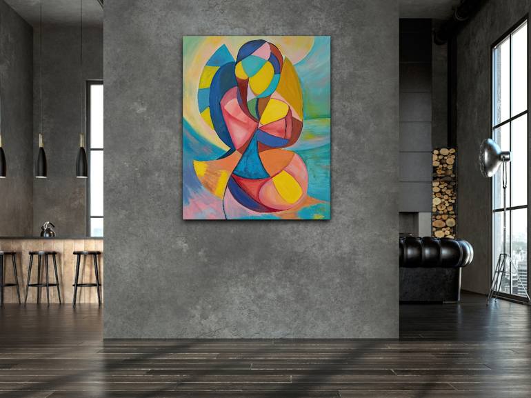 Original Fauvism Fantasy Painting by Natalia  Ayu