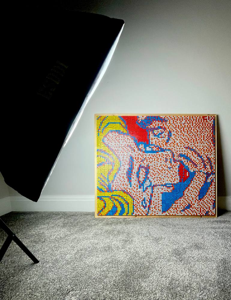Original Art Deco Love Sculpture by Oliver Burns