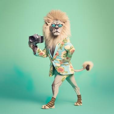 "Lens & Majesty: The Lion's Fashionable Frame" thumb