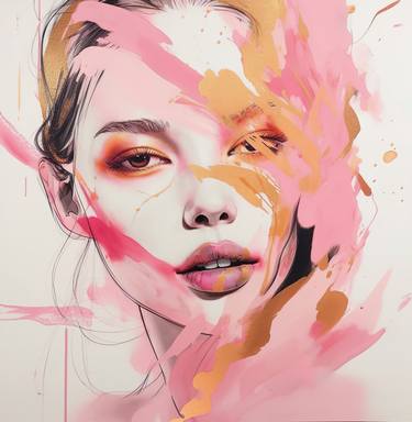 Original Abstract Women Digital by Patrick Tsang