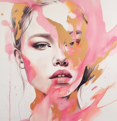 Original Abstract Women Digital by Patrick Tsang