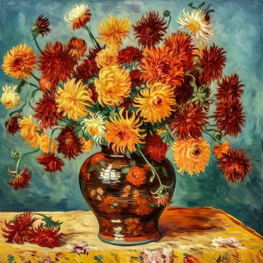 Print of Impressionism Floral Digital by Patrick Tsang