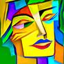 Collection "Ethereal Expressions: Abstract Portraits of Women"