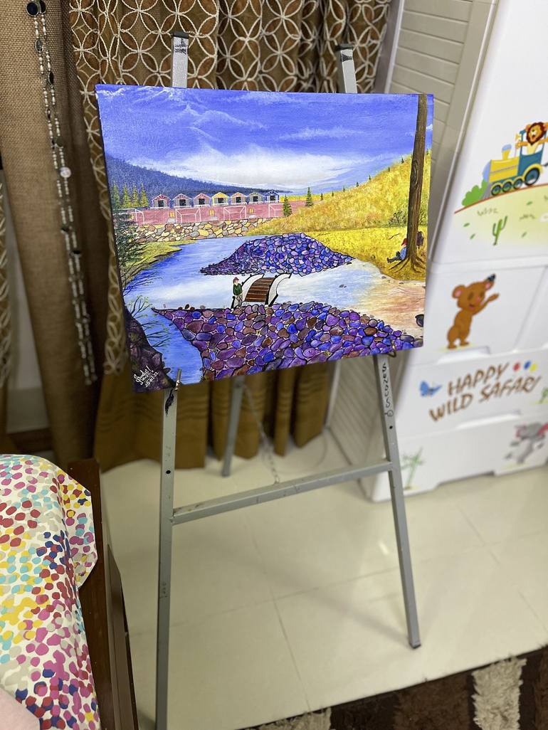 Original Landscape Painting by Sundus Zubair