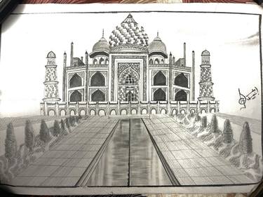 Original Realism Places Drawings by Sundus Zubair