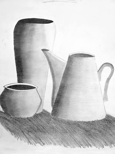 Original Still Life Drawings by Sundus Zubair