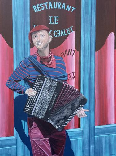The Accordionist of Montmartre thumb