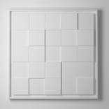 Untitled (relief w/ 25 squares) by Julian Balser