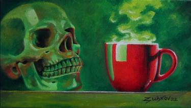 Coffee and jade skull thumb