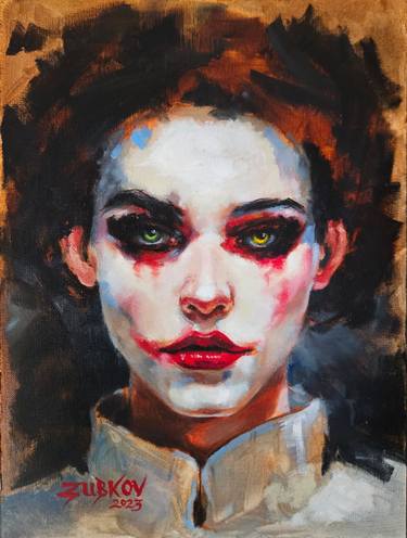 Print of Portrait Paintings by Pavel Zubkov