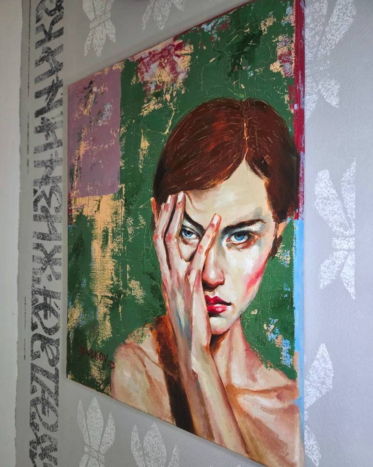 Original Figurative People Painting by Pavel Zubkov