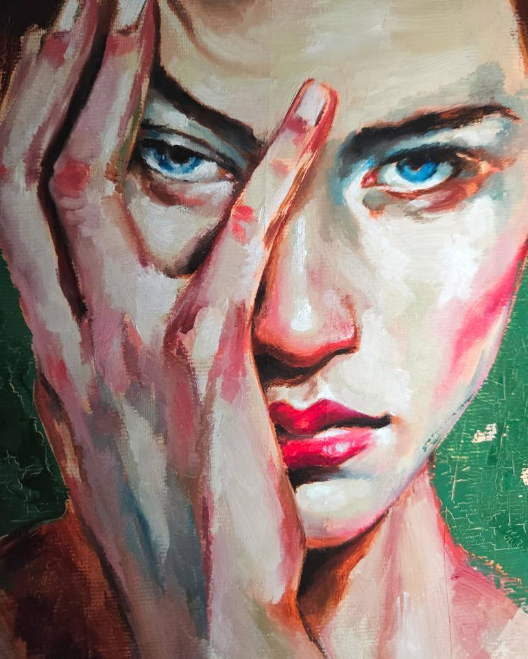 Original Figurative People Painting by Pavel Zubkov
