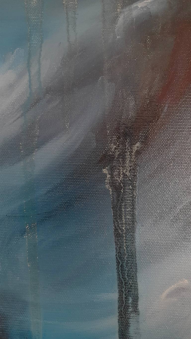 Original Abstract Seascape Painting by Natalia Atamanchuk